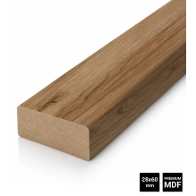 Listelli in legno per pareti divisorie (28x60 mm) (ROVERE CATANIA)