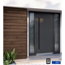 Pannello di facciata EPS200, effetto legno, NOCE, 18x1,9x200 cm (0,36 m²)
