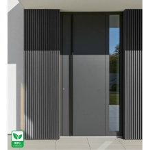 Pannello di facciata WPC, 223x26x2900 mm, GRIGIO con fughe nere, 6 griglie (0,64 m²)