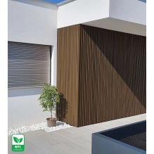 WPC fasadni panel TEAK TWIX MINI, 5 lamel, 217x2900 mm, brušena tekstura