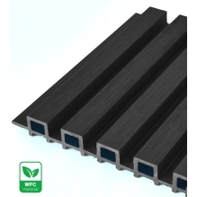 Pannello di facciata WPC BLACK TWIX MINI, 5 doghe, 217x2900 mm, finitura spazzolata