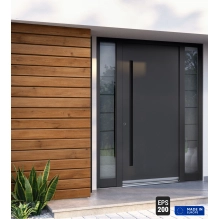 Pannello di facciata EPS200, effetto legno, ROVERE DORATO, 18x1,9x200 cm (0,36 m²)