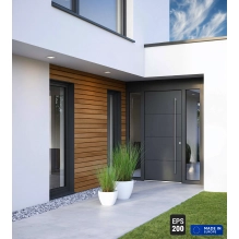 Pannello di facciata EPS200, effetto legno, ROVERE DORATO, 18x1,9x200 cm (0,36 m²)