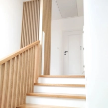 Pareti divisorie in legno (rovere naturale)