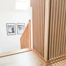 Pareti divisorie in legno (rovere naturale)