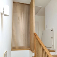 Pareti divisorie in legno (rovere naturale)