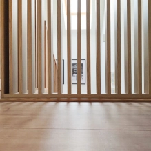 Pareti divisorie in legno (rovere naturale)