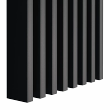 Lamelle decorative per parete divisoria (22x70 mm) (nero)