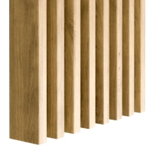 Listelli in legno per pareti divisorie (28x60 mm) (ROVERE RUSTICO)