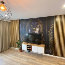 Pannello acustico in legno, GRANDSON ROVERE, 28x275cm (0.77 m²)