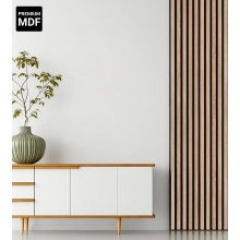Pannelli Acustici in Legno Fonoassorbenti, rovere Sonoma, 30x275 cm (0,82 m²)