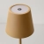 Lampada da tavolo per ristoranti, BEIGE, con batteria, ricaricabile, 3600 mAh