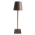 Lampada da tavolo per ristoranti, MARRONE, con batteria ricaricabile, 3600 mAh