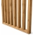 Pareti divisorie in legno realizzate con lamelle decorative (rovere wotan)