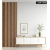 Listelli decorativi 3D, listelli in legno per pareti, soffitti o pareti divisorie (28x37 mm) (craft rovere)