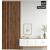 Listelli decorativi 3D, listelli in legno per pareti, soffitti o pareti divisorie (28x37 cm) (ROVERE DULANO)