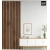 Lamelle decorative 3D, listelli in legno per pareti e soffitto (28x37 mm) (ROVERE FLAGSTAFF)