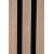 Pannello di facciata WPC, 223x26x2900 mm, ROVERE CHIARO con fughe nere, 6 griglie (0,64 m²)