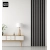 Listelli decorativi 3D, listelli in legno per pareti, soffitti o pareti divisorie (28x37 mm) (nero)