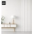 3D Lamelle Decorative (16x30 mm) (bianco)