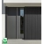 Pannello di facciata WPC BLACK TWIX MINI, 5 doghe, 217x2900 mm, finitura spazzolata