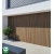 Pannello di facciata WPC TEAK/NERO, venatura effetto legno 2K26, 219x2900 mm, bicolore (0,63 m²)