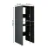 Cabinet for washer and dryer ECO, black, 176x67x65 cm