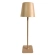 Lampada da tavolo per ristoranti, BEIGE, con batteria, ricaricabile, 3600 mAh