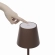 Lampada da tavolo per ristoranti, MARRONE, con batteria ricaricabile, 3600 mAh
