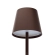 Lampada da tavolo per ristoranti, MARRONE, con batteria ricaricabile, 3600 mAh