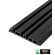 Pannello di facciata WPC BARCODE PREMIUM, 219x2900 mm, NERO (0,63 m²)