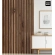 Lamelle decorative 3D, listelli in legno per pareti e soffitto (28x37 mm) (ROVERE FLAGSTAFF)
