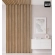 Listelli decorativi 3D per pareti e soffitto, listello in legno (ROVERE CHIARO), 16x28mm