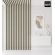 Lamelle decorative 3D per parete e soffitto, listello in legno (OLIVA) 16x28 mm