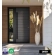 Rivestimento per facciate in rotolo, imitazione legno, noce, 260 cm x 16 cm x 0,3 cm (0,41 m²)