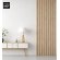 Listelli decorativi 3D, listelli in legno per pareti, soffitti o pareti divisorie (28x37 mm) (craft rovere)