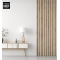 Listelli decorativi 3D, listelli in legno per pareti, soffitti o pareti divisorie (28x37 cm) (ROVERE DULANO)