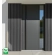 Pannello di facciata WPC TWIX SLIM, GRIGIO con fughe nere, 6 doghe sottili (0,64 m²)