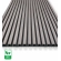 Pannello di facciata WPC TWIX SLIM, GRIGIO con fughe nere, 6 doghe sottili (0,64 m²)