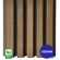 [CAMPIONE] Pannello di facciata WPC TEAK TWIX MINI, 5 doghe, 217x2900 mm, finitura spazzolata