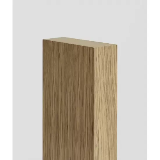 Parete divisoria listelli in legno autoportante per interni (22x70 mm) (rovere)