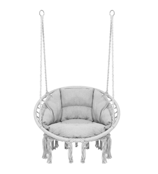 Dondolo da giardino SPR0045, grigio, fino a 150 kg