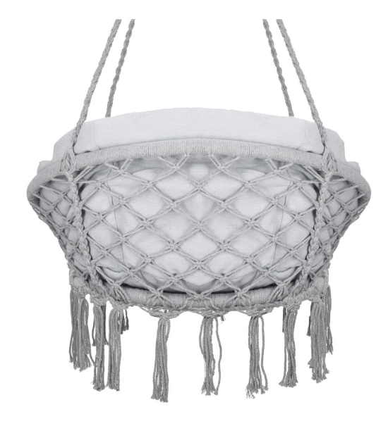 Dondolo da giardino SPR0045, grigio, fino a 150 kg