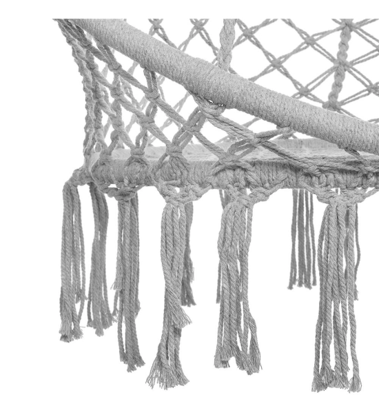 Dondolo da giardino SPR0045, grigio, fino a 150 kg