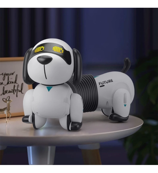Cane robot DOGGY, giocattolo per bambini, bassotto, telecomando + seguito