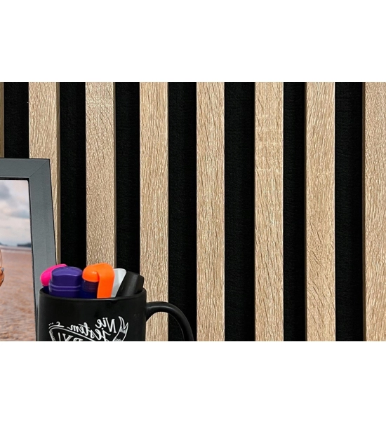 Pannelli Acustici in Legno Fonoassorbenti, rovere Sonoma, 30x275 cm (0,82 m²)