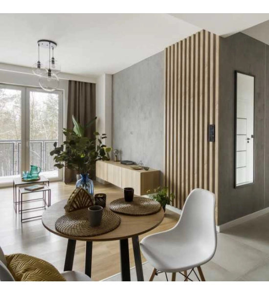 Pannelli Acustici in Legno Fonoassorbenti, rovere Sonoma, 30x275 cm (0,82 m²)