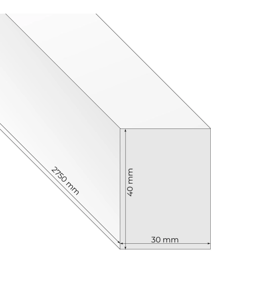 Listelli decorativi 3D, listelli in legno per pareti, soffitti o pareti divisorie (28x37 mm) (noce chiaro)