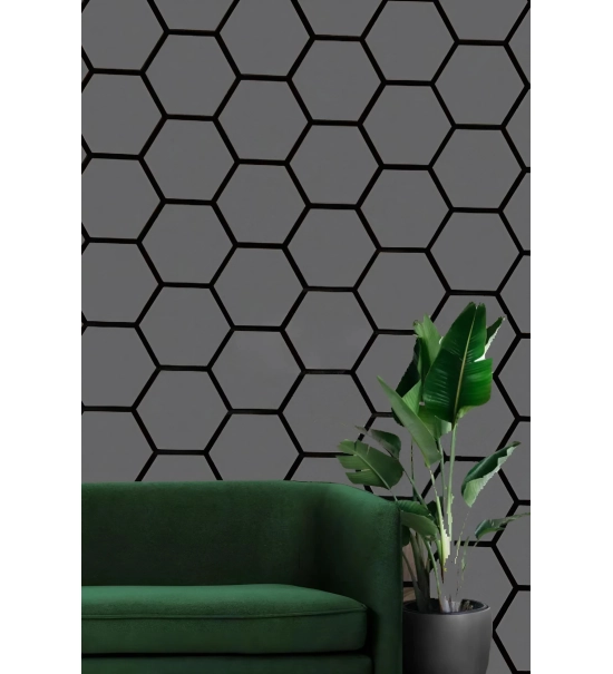 Pannello acustico da parete, ESAGONO ANTRACITE, 790x646 mm