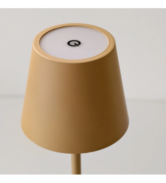Lampada da tavolo per ristoranti, BEIGE, con batteria, ricaricabile, 3600 mAh
